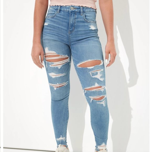 AE Ne(x)t Level Curvy High-Waisted Jegging - Picture 1 of 9